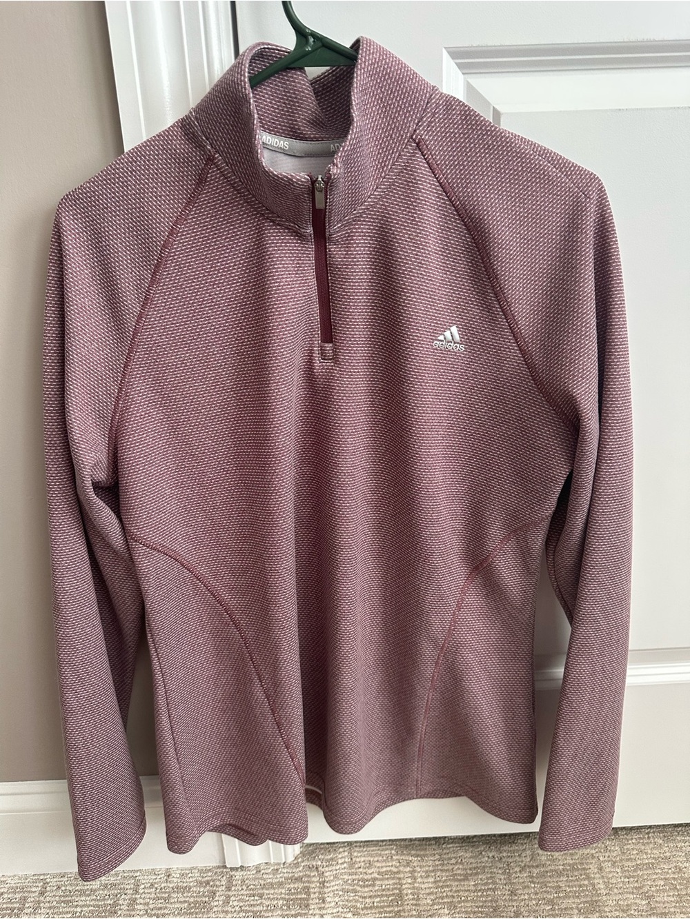 adidas Women’s Quarter-Zip Pullover - Mauve